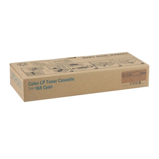 Tóner láser original Ricoh 165 cyan