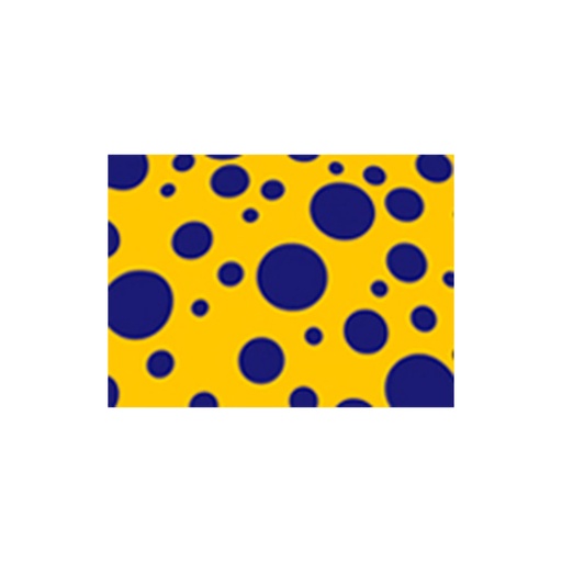 Bolsa de disfraz 55 x 70 estampado amarillo con topos azules a una cara (Pack 25 unidades)