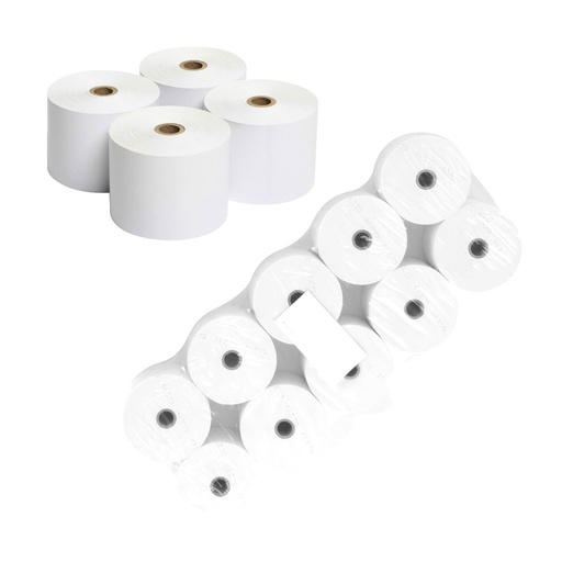 Rollo de papel térmico 44 x 70 x 12 mm (Pack 10 unidades)