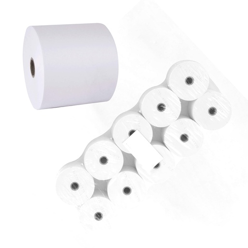 Rollo de papel térmico 57 x 60 x 12 mm (Pack 10 unidades)
