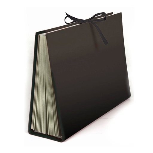 Carpeta clasificadora con fuelle 1/4 de 20 departamentos negra Liderpapel
