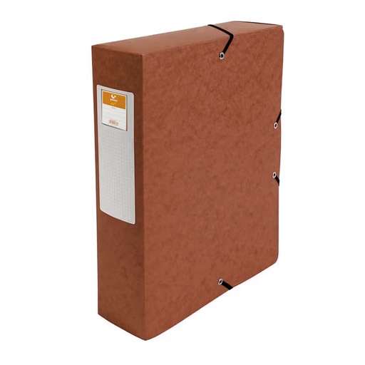 Carpeta de proyectos lomo de 90 mm cuero Project