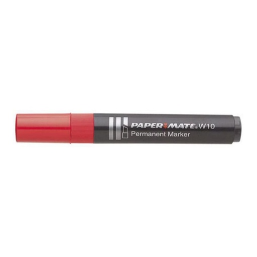Rotulador permanente Paper Mate W10 rojo