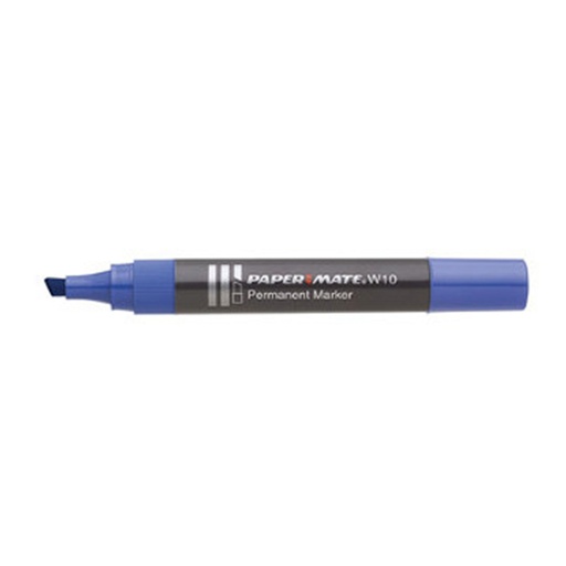 Rotulador permanente Paper Mate W10 azul