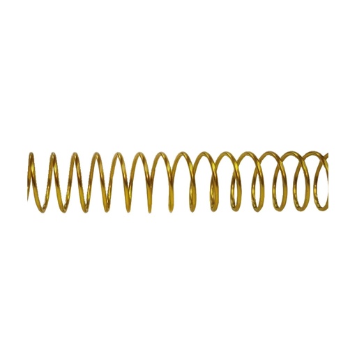Espiral metálico bronce 6 mm 5:1