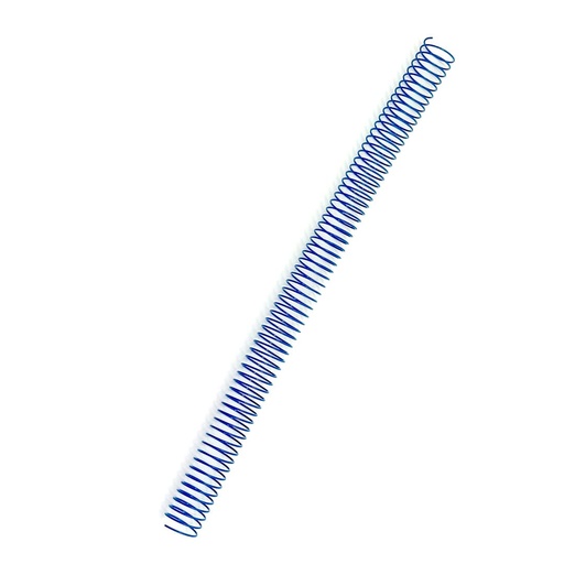 Espiral metálico azul 26 mm 5:1 (Pack de 10)