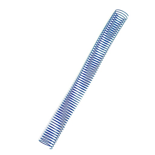 Espiral metálico azul 34 mm 5:1 (Pack de 10)