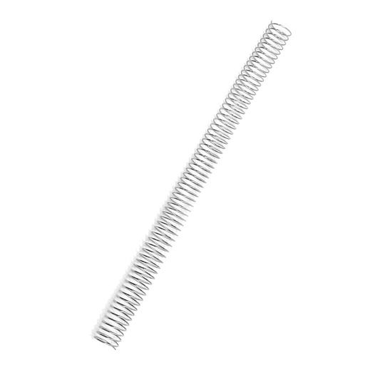 Espiral metálico plata 20 mm 5:1 (Pack de 10)