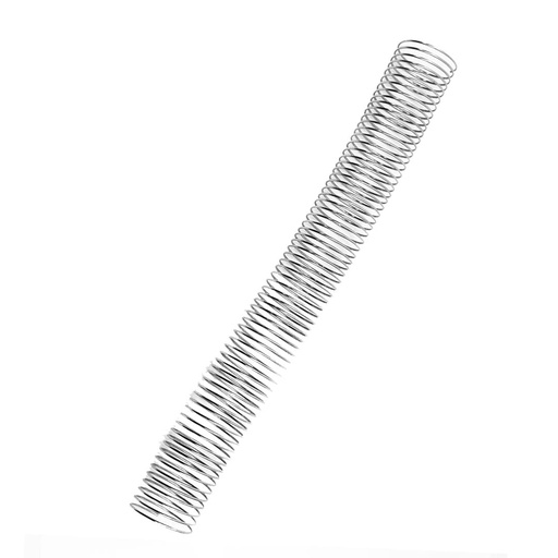 Espiral metálico plata 42 mm 5:1 (Pack de 10)