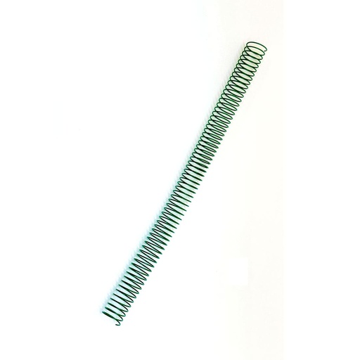 Espiral metálico verde 22 mm 5:1 (Pack de 10)