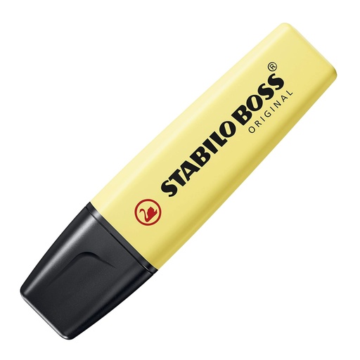 Rotulador fluorescente Stabilo Boss Original amarillo pastel