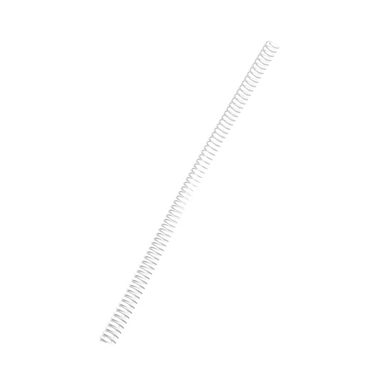 Espiral metálico blanco 16 mm 5:1 (Pack de 10)