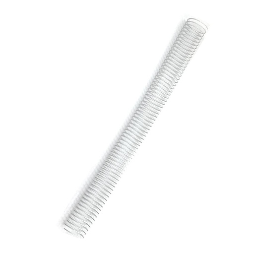 Espiral metálico blanco 30 mm 5:1 (Pack de 10)