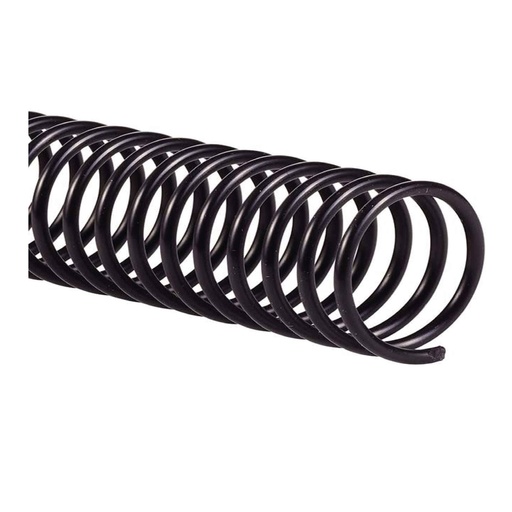 Espiral de plástico negro 18 mm 4:1 (Pack 10 unidades)