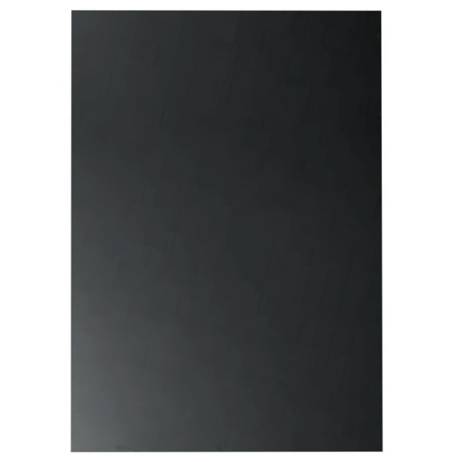 Portada de encuadernación A3 negra opaca de plástico de 180 micras (Pack de 10)