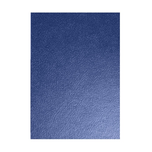 Portada de encuadernación A4 azul de cartón gofrado de 500 g/m² (Pack de 10)