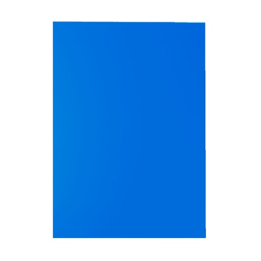 Portada de encuadernación A4 azul opaca de plástico de 180 micras (Pack de 10)