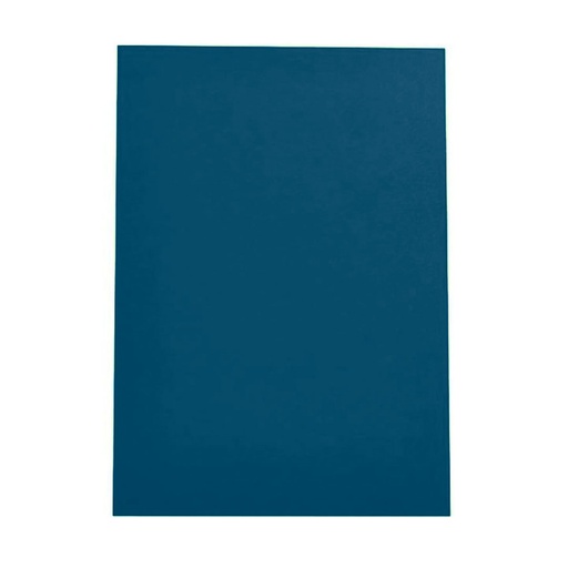 Portada de encuadernación A4 azul opaca de plástico de 500 micras (Pack de 10)