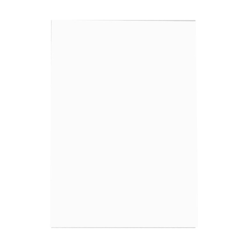 Portada de encuadernación A4 blanca opaca de plástico de 500 micras (Pack de 10)