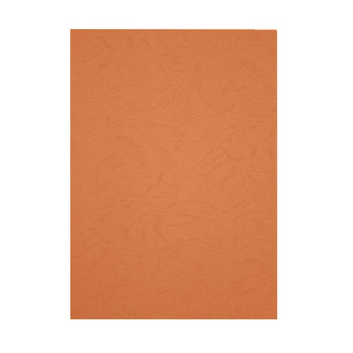 Portada de encuadernación A4 naranja de cartulina de 250 g/m² Fixo (Pack de 10)