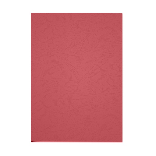 Portada de encuadernación A4 roja de cartulina de 250 g/m² Fixo (Pack de 10)