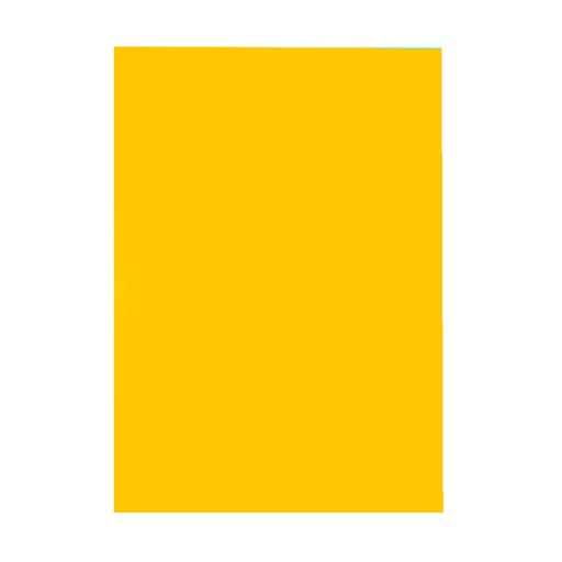 Portada de encuadernación A4 amarilla opaca de plástico de 180 micras (Caja de 100)