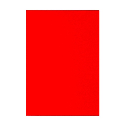 Portada de encuadernación A4 roja opaca de plástico de 500 micras (Caja de 100)