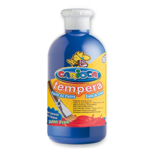 Témpera escolar líquida Carioca 500 ml azul oscuro