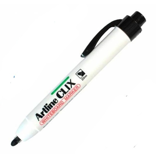 Rotulador para pizarra blanca Artline CLIX negro EK-573A punta retráctil