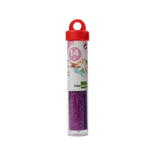 Purpurina violeta Fantasía Liderpapel 14 gr