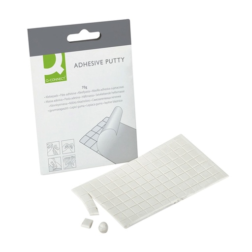 Masilla adhesiva blanca precortada Q-Connect Adhesive Putty
