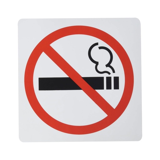 Pictograma adhesivo de pared de Prohibido Fumar 114 x 114 mm