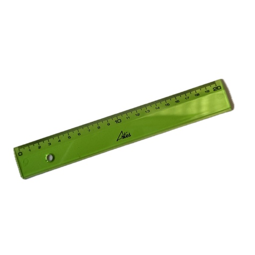 Regla verde de 20 cm Artés