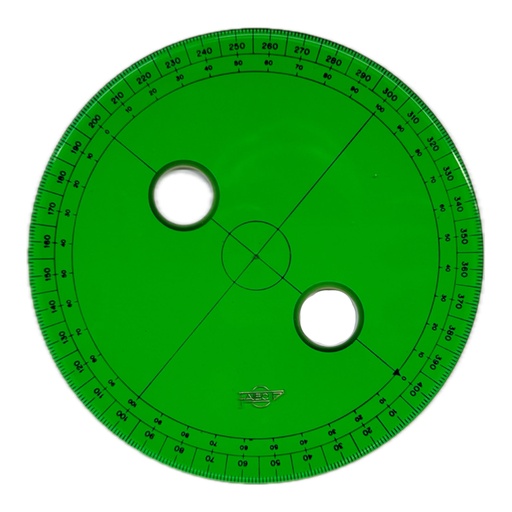 Círculo centesimal verde Faibo 109-15CV 15 cm profesional