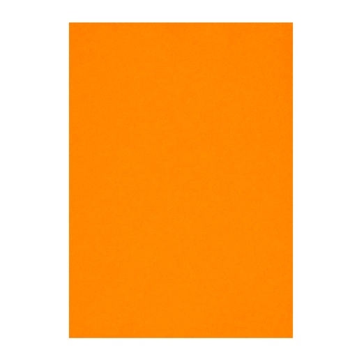 Cartulina A4 naranja fluorescente 180 g/m² Artés (Pack 25 unidades)