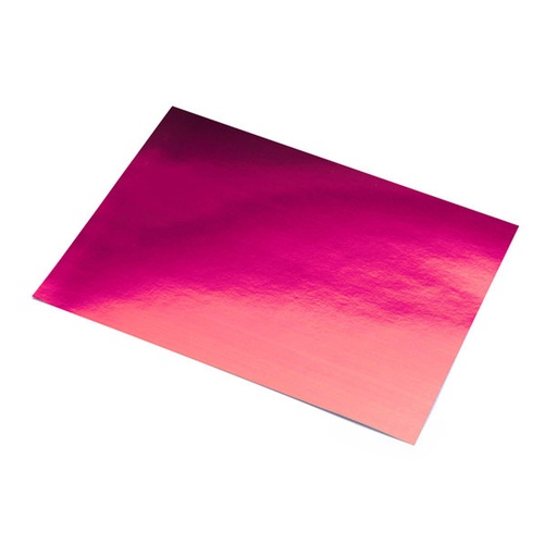 Cartulina metalizada 50 x 65 cm rosa 220 g/m² (Unidad)