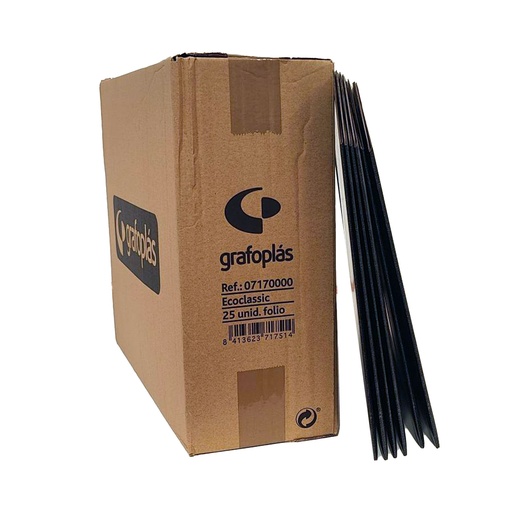 Cajetín para archivador A-Z  Ecoclassic Grafoplás Folio (Caja 25 unidades)