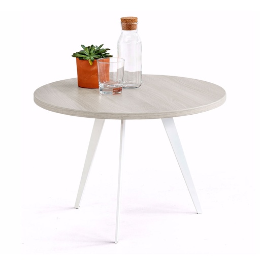 Mesa redonda baja Bend Actiu 55 cm de diámetro 38 cm de altura