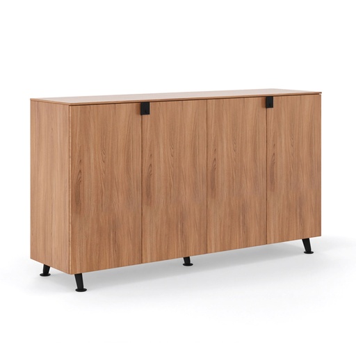 Armario bajo de diseño Arkitek Actiu con puertas batientes de alto 88 cm