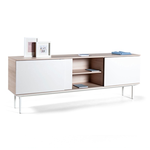 Aparador con 2 puertas correderas 180 cm Longo