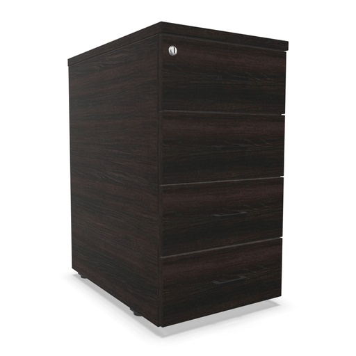 Cajonera fija de melamina Actiu con 4 cajones personales 74 x 41 x 60 cm J166