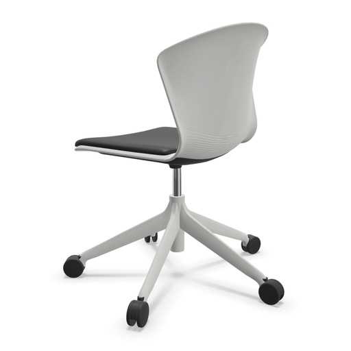 Silla Whass con base de 5 ruedas y asiento acolchado