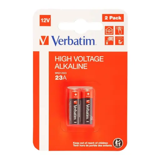 Pilas 12 V Verbatim LR23A (Blíster de 2)