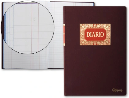 Libro de contabilidad Diario de tela Folio Miquelrius