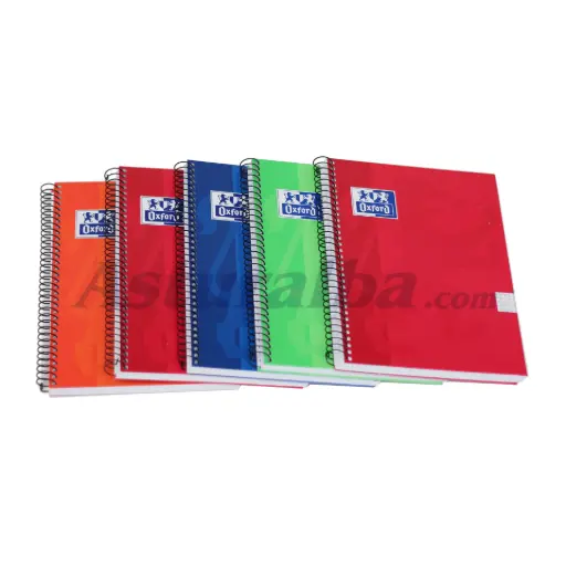 Cuaderno de espiral 4º cuadriculado tapa dura 80 hojas Oxford