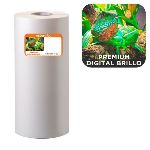 Bobina de plastificar Premium Digital Brillo 24 µ 400 mm x 1000 m (Pack 4 unidades)