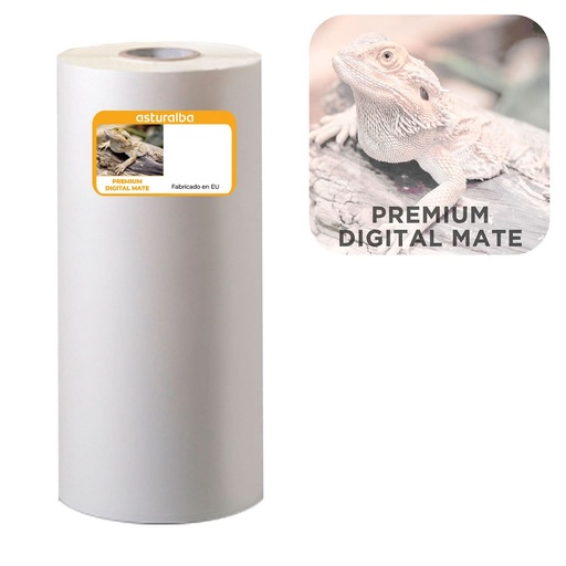 Bobina de plastificar Premium Digital Mate 27 µ 450 mm x 1000 m (Pack 4 unidades)