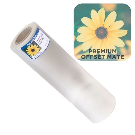 Bobina de plastificar Premium Offset Mate 27 µ 450 mm x 250 m (Pack 8 unidades)
