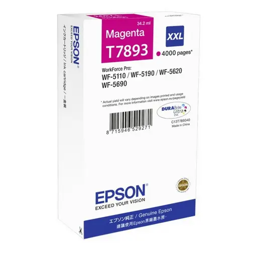 Cartucho de tinta original Inkjet Epson T7893XXL magenta 
