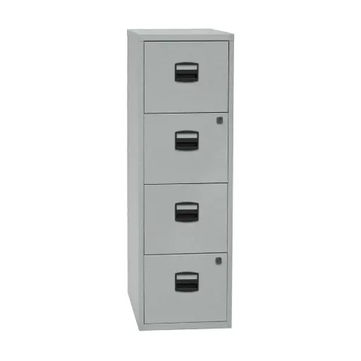 [PFA4F-AV7] Archivador Bisley PFA4F A4 4 cajones 1282 x 413 x 400 mm gris Express